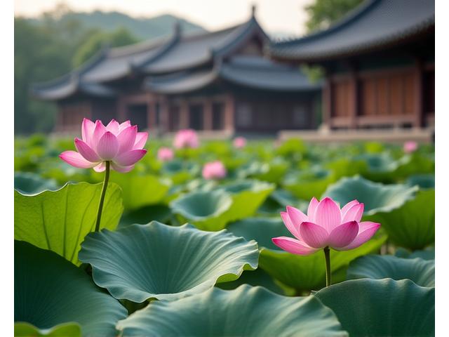 서울 고궁의 여름 연꽃 정원, 꽃잎 여정 갤러리